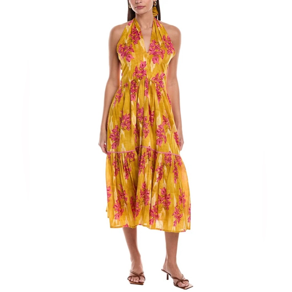 RO'S GARDEN 💛 Henrietta Dress In Yellow Sz S brand new